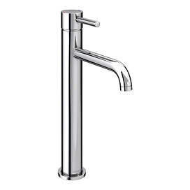 Arezzo Round Chrome High Rise Mono Basin Mixer Tap