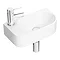 Arezzo Round Cloakroom Suite (Toilet + Basin)  Standard Large Image