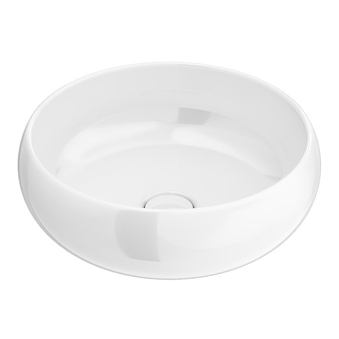 Arezzo Round Counter Top Basin (360mm Diameter - Gloss White)  Feature Large Image