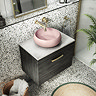 Arezzo Round Counter Top Basin (360mm Diameter - Matt Pink)  Feature Large Image