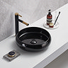 Arezzo Round Counter Top Basin (420mm Diameter - Gloss Black)