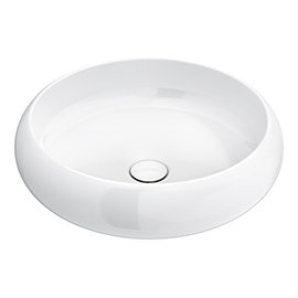 Arezzo Round Counter Top Basin (420mm Diameter - Gloss White) Medium Image
