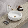 Arezzo Round Counter Top Basin (420mm Diameter - Gloss White)