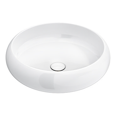 Arezzo Round Counter Top Basin (420mm Diameter - Gloss White)  Profile Large Image