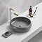 Arezzo Round Counter Top Basin (420mm Diameter - Matt Grey)  Profile Large Image