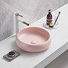 Arezzo Round Counter Top Basin (420mm Diameter - Matt Pink)
