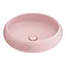 Arezzo Round Counter Top Basin (420mm Diameter - Matt Pink) Large Image