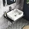 Arezzo Round Gunmetal Grey High Rise Mono Basin Mixer Tap  Profile Large Image