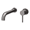 Arezzo Round Gunmetal Grey Wall Mounted (2TH) Basin Mixer Tap