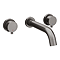 Arezzo Round Gunmetal Grey Wall Mounted (3TH) Bath Filler Tap