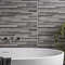 Arezzo Round Gunmetal Grey Wall Mounted (3TH) Bath Filler Tap