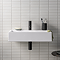 Arezzo Round Matt Black Basin Mono Mixer Tap