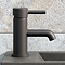 Arezzo Round Matt Black Basin Mono Mixer Tap