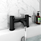 Arezzo Round Matt Black Bath Filler Tap