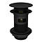 Arezzo Round Matt Black Click Clack Basin Waste + Bottle Trap Pack  Profile Large Image