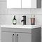 Arezzo Round Matt Black Tap Package (Bath + Basin Tap)  In Bathroom Large Image