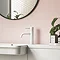 Arezzo Round Matt White Basin Mono Mixer Tap  Profile Large Image