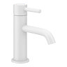 Arezzo Round Matt White Basin Mono Mixer Tap Large Image