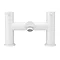 Arezzo Round Matt White Bath Filler Tap  Profile Large Image