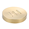 Arezzo Round Stainless Steel Soap Dish - Brushed Brass