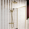 Arezzo Round Thermostatic Shower - Brushed Brass