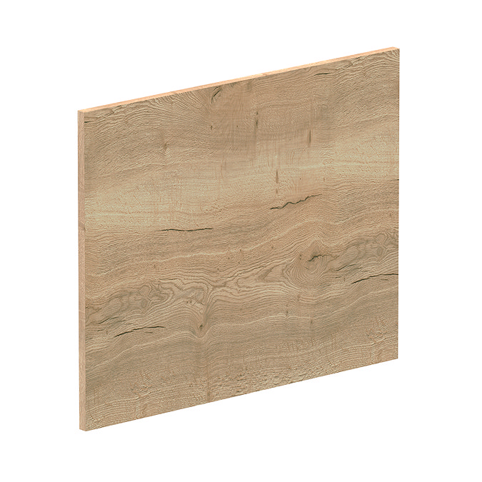 Arezzo Rustic Oak L-Shaped End Bath Panel - 700mm