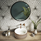Arezzo Rustic Patterned Round Counter Top Basin - 410mm Diameter