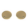 Arezzo Seat Hinge Cover Caps (Pair) Brushed Brass for Arezzo Square Toilet