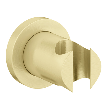 Arezzo Shower Handset Holder Brushed Brass