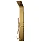 Arezzo Shower Tower Panel - Brushed Brass (Thermostatic)  Newest Large Image