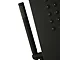 Arezzo Shower Tower Panel - Matt Black (Thermostatic)  Profile Large Image