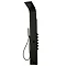 Arezzo Shower Tower Panel - Matt Black (Thermostatic)  Newest Large Image