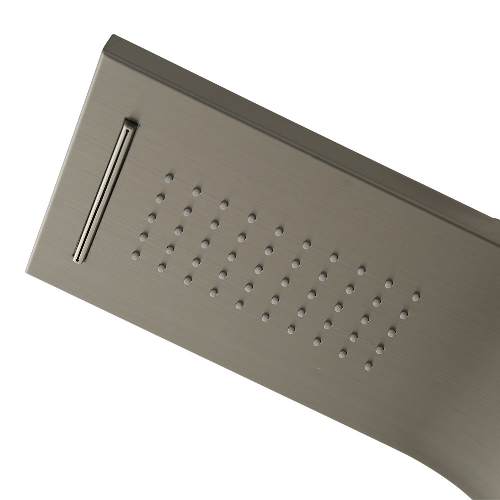 Arezzo Shower Tower Panel Stainless Steel Thermostatic