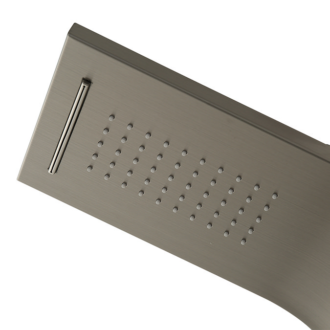 Arezzo Shower Tower Panel - Stainless Steel (Thermostatic)  Feature Large Image