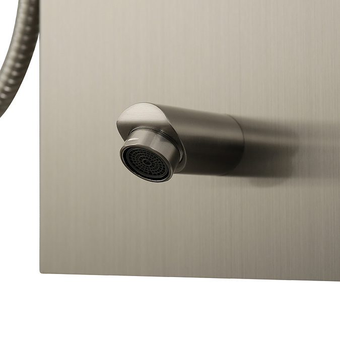 Arezzo Shower Tower Panel - Stainless Steel (Thermostatic)  In Bathroom Large Image