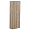 Arezzo Slatted Light Oak Curved Tall WC Unit