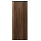 Arezzo Slatted Walnut Curved Tall WC Unit