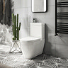 Arezzo Space Saving Combined Two-In-One Wash Basin + Rimless Toilet  In Bathroom Large Image