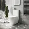 Arezzo Space Saving Combined Two-In-One Wash Basin + Rimless Toilet  In Bathroom Large Image