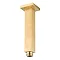 Arezzo Square 150mm Brushed Brass Ceiling Shower Arm Large Image