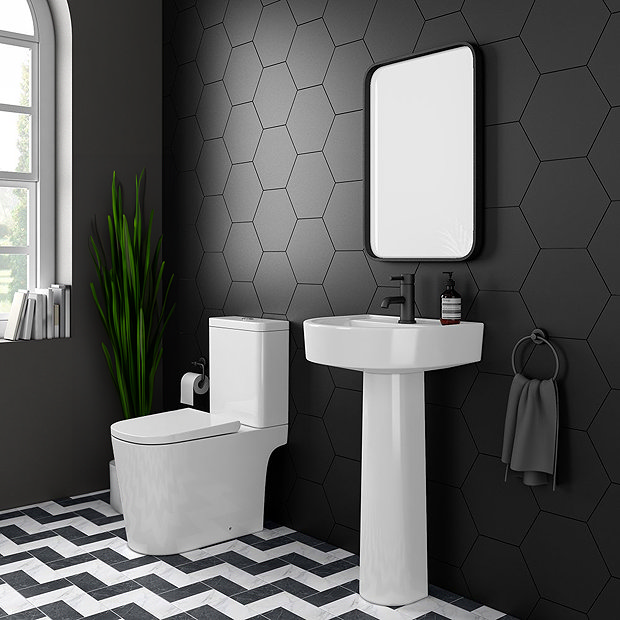 Arezzo Square 4-Piece Modern Bathroom Suite
