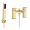 Arezzo Square Brushed Brass Bath Shower Mixer incl. Shower Kit