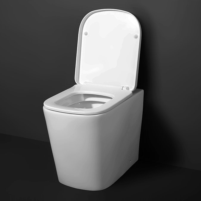 Arezzo Square BTW Rimless Toilet with Soft Close Seat