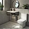 Arezzo Square Close Coupled Toilet + Soft Close Seat  Feature Large Image