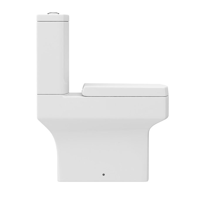 Arezzo Square Close Coupled Toilet + Soft Close Seat  Standard Large Image