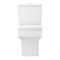 Arezzo Square Close Coupled Toilet + Soft Close Seat  In Bathroom Large Image