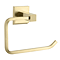 Arezzo Square Fluted Toilet Roll Holder - Brushed Brass