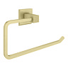 Arezzo Square Fluted Towel Holder - Brushed Brass