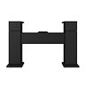 Arezzo Square Matt Black Bath Filler Tap  In Bathroom Large Image
