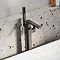 Arezzo Square Matt Black Floor Mounted Free-standing Bath Shower Mixer
